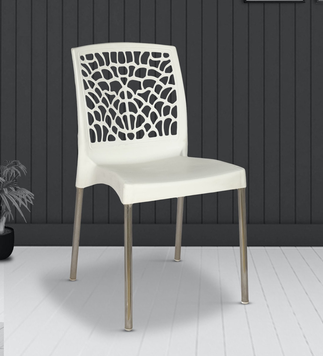 Buy Jonnie Plastic Chair In White Colour By Creative Seating System At   Jonnie Plastic Chair In White Colour By Creative Seating System Jonnie Plastic Chair In White Colour Rhol1r 