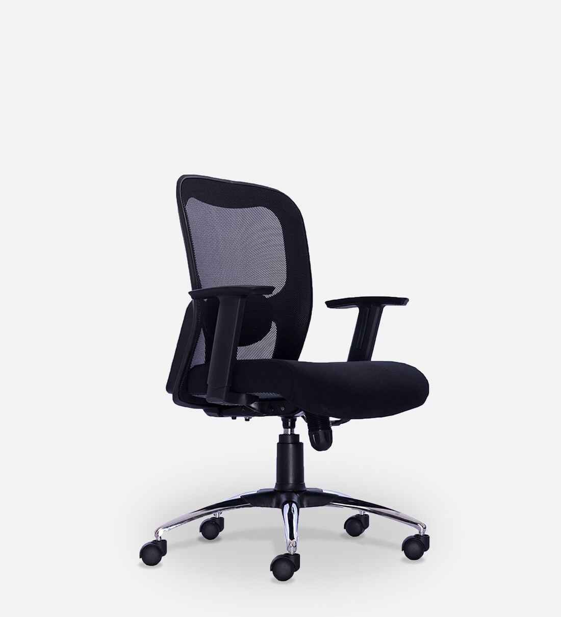 jordon ergonomic chair in black colour by durian