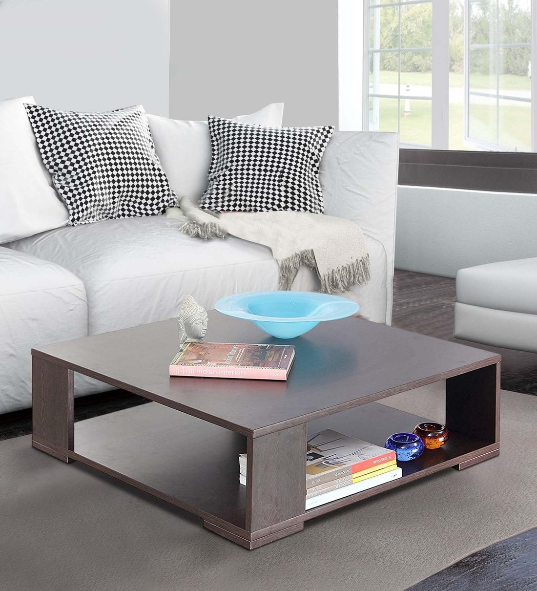 Buy Joss Coffee Table in Wenge Finish by Forzza Online Square Coffee