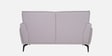 Jonas Leatherette 2 Seater Sofa In Oyster Grey Colour