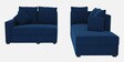 Jordan Fabric LHS Sectional Sofa in Blue Colour