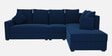 Jordan Fabric LHS Sectional Sofa in Blue Colour