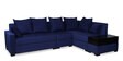Jordan Fabric RHS Sectional Sofa in Navy Blue Colour with box