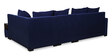 Jordan Fabric RHS Sectional Sofa in Navy Blue Colour with box
