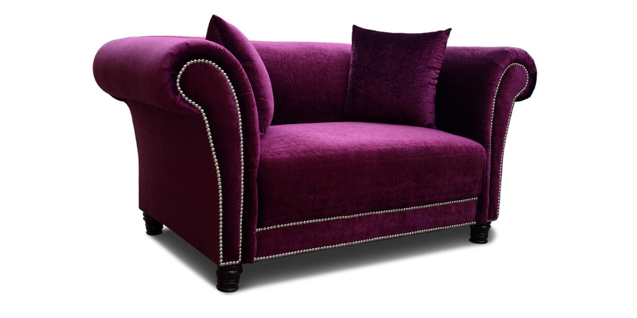 Buy Johann 2 Seater Sofa in Wine Colour by LiveStyle Furniture Online