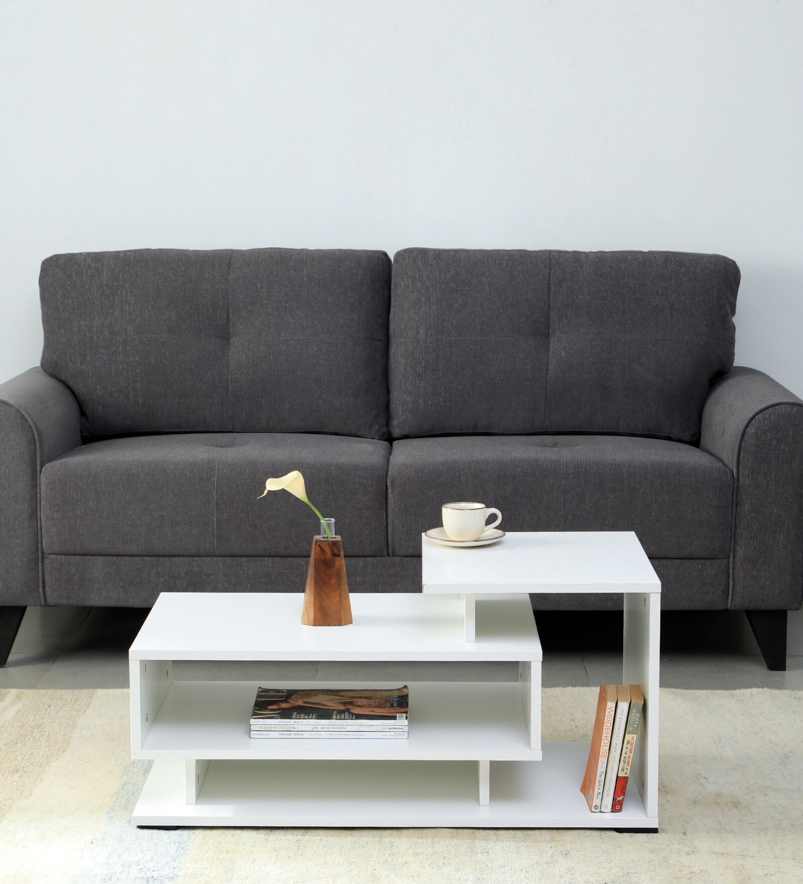 Jona Coffee Table in Frosty White Colour