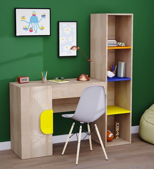 Joy Ride Study Table In Multicolor