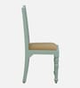 Joaquin Mango Wood 6 Seater Dining Set In Canary Green Finish With Bench