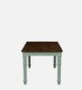 Joaquin Mango Wood 8 Seater Dining Table In Canary Green Finish