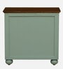 Joaquin Mango Wood Cabinet In Canary Green Finish
