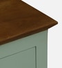 Joaquin Mango Wood Cabinet In Canary Green Finish