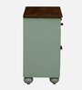 Joaquin Mango Wood Cabinet In Canary Green Finish