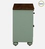Joaquin Mango Wood Cabinet In Canary Green Finish