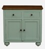 Joaquin Mango Wood Cabinet In Canary Green Finish