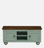 Joaquin Mango Wood TV Unit In Canary Green Finish