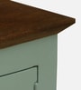 Joaquin Mango Wood TV Unit In Canary Green Finish