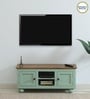 Joaquin Mango Wood TV Unit In Canary Green Finish