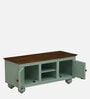 Joaquin Mango Wood TV Unit In Canary Green Finish