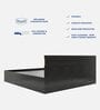 Joben Queen Size Bed With Storage In Brown Finish With Box Storage