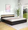 Joben Queen Size Bed With Storage In Brown Finish With Box Storage