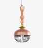 Jodha Gold Hanging Lamp Tall