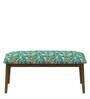 Jodhpur Fabric Bench in Tropical Ikkat Green Design Colour