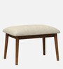 Jodhpur Fabric Seating Stool in Srilanka Ivory Colour