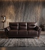 Johanna 3 Seater Sofas In Brown Finish Johanna 3 Seater Sofas In Brown Finish