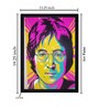 John Lennon Wooden Framed Art Print