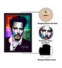 Johnny Depp Wooden Framed Art Print
