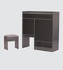 Johor Shoe Rack with Stool In Grey Finish