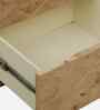 Jolanta Oak Burl Veneer 2 Drawers Side Table in Natural finish