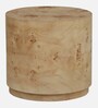 Jolanta Oak Burl Veneer Large End table in Natural finish