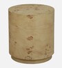 Jolanta Oak Burl Veneer Small End Table in Natural finish