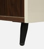 Jona Tv Console In White And Dark Walnut Colour