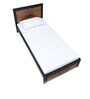 Deux Solid Wood Single Bed In Dual Tone Finish