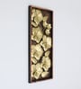 Jonas Flower Brown & Gold Iron and MDF Wall Art
