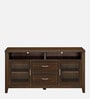 Jonas TV Console for TVs in Classic Walnut Finish for TVs up to 50"