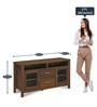 Jonas TV Console for TVs in Classic Walnut Finish for TVs up to 50"