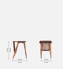 Jones Mango Wood End Table With Magazine Rack In Tubbaq Finish