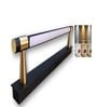 Jordan 570mm Mirror Light Black & Gold Body Tri-Color LED 18W Modern Bathroom Vanity Wall Light