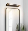 Jordan 570mm Mirror Light Black & Gold Body Tri-Color LED 18W Modern Bathroom Vanity Wall Light