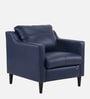 Jordana 1 Seater Sofa In Blue Colour With Matte Finish