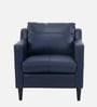 Jordana 1 Seater Sofa In Blue Colour With Matte Finish