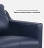 Jordana 1 Seater Sofa In Blue Colour With Matte Finish