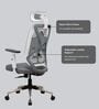 Jordi Breathable Mesh Ergonomic Chair with 2D Armrests & Adjustable Support in Grey Colour
