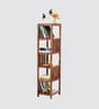 Jordon Bookshelf with 5 Racks in Brown Finish