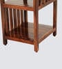 Jordon Bookshelf with 5 Racks in Brown Finish