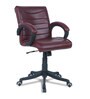 Jordon Mid Back Executive Chair Maroon Colour