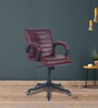 Jordon Mid Back Executive Chair Maroon Colour